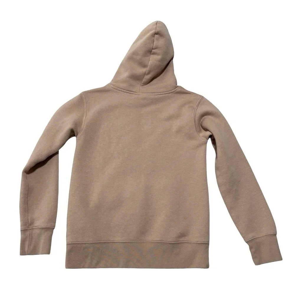Nike Air Jordan Boys Pullover Embroidered Logo Hoodie Beige Size M 10-12Yrs